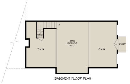 Basement for House Plan #940-00824