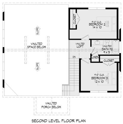 Second Floor for House Plan #940-00825