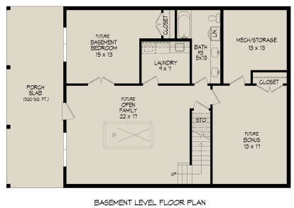 Basement for House Plan #940-00825