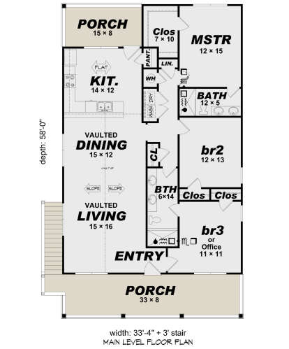 Main Floor for House Plan #940-00826