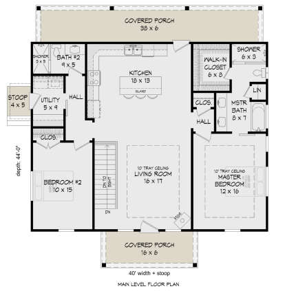 Main Floor  for House Plan #940-00827