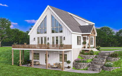 Mountain House Plan #940-00828 Elevation Photo