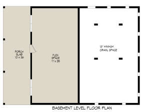 Basement for House Plan #940-00828