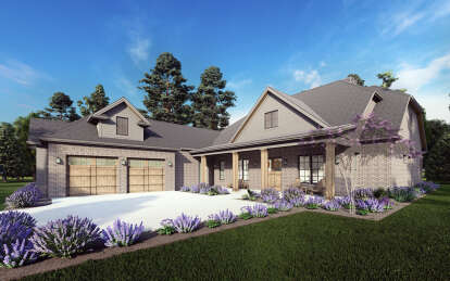 Craftsman House Plan #425-00054 Elevation Photo