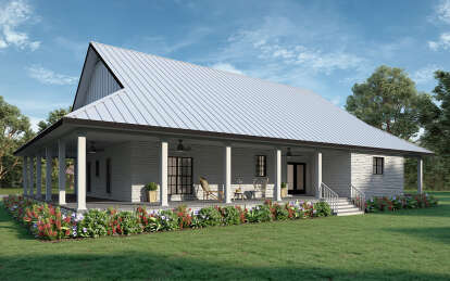 Modern Farmhouse House Plan #1776-00133 Elevation Photo