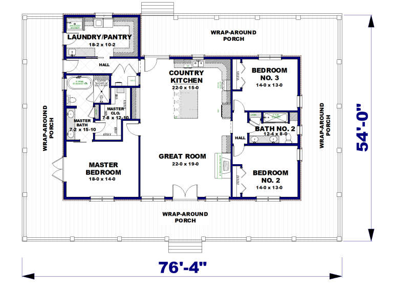 House Plan House Plan #29462 Drawing 1