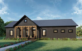 Barn House Plan #1776-00134 Elevation Photo