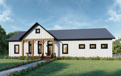 Barn House Plan #1776-00134 Elevation Photo