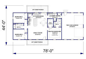 Main Floor  for House Plan #1776-00134
