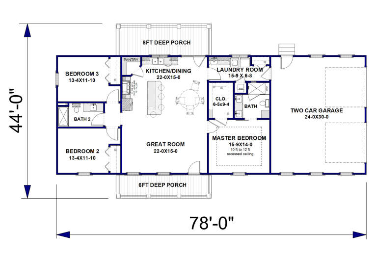 House Plan House Plan #29463 Drawing 1