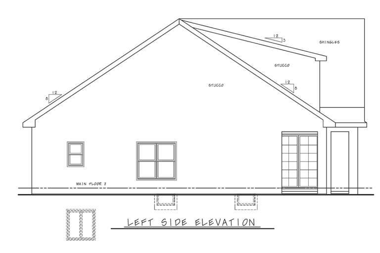 Traditional House Plan #402-01803 Elevation Photo