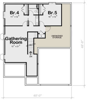 Basement for House Plan #402-01803