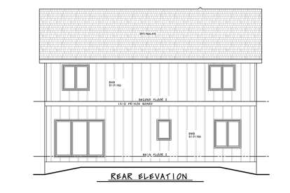 Modern Farmhouse House Plan #402-01804 Elevation Photo