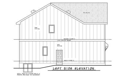 Modern Farmhouse House Plan #402-01804 Elevation Photo