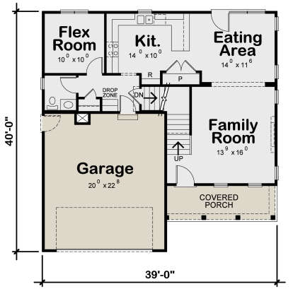 Main Floor  for House Plan #402-01804
