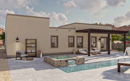 Southwest House Plan #963-00811 Elevation Photo