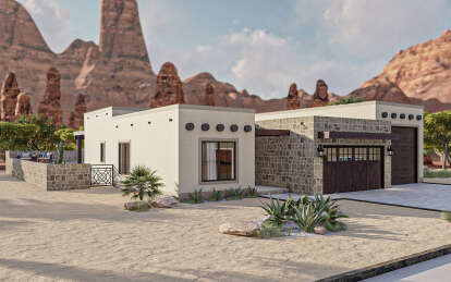 Southwest House Plan #963-00811 Elevation Photo