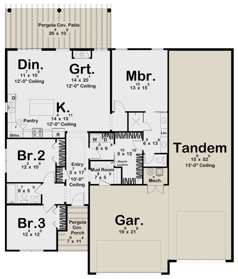 House Plan House Plan #29469 Drawing 1
