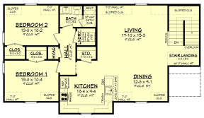 Second Floor for House Plan #041-00333