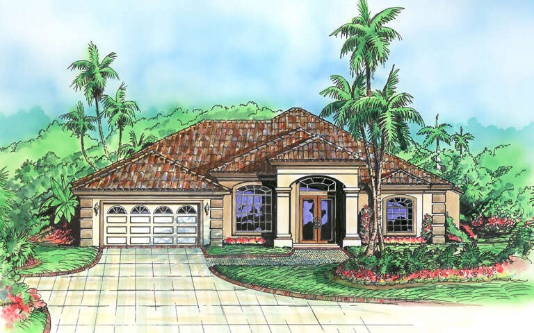 House Plan House Plan #29472 Front Elevation 