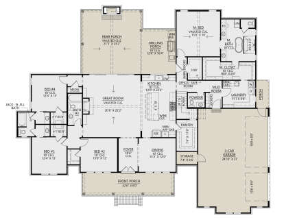 Main Floor  for House Plan #4534-00104
