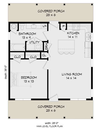House Plan House Plan #29474 Drawing 1