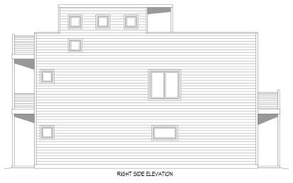 Modern House Plan #940-00831 Elevation Photo