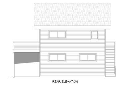 Coastal House Plan #940-00833 Elevation Photo