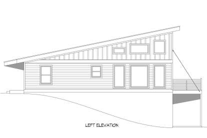 Modern House Plan #940-00834 Elevation Photo