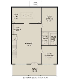 Basement for House Plan #940-00834