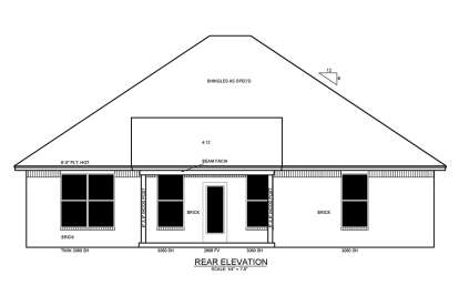Farmhouse House Plan #677-00016 Elevation Photo