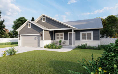 Cottage House Plan #2802-00233 Elevation Photo