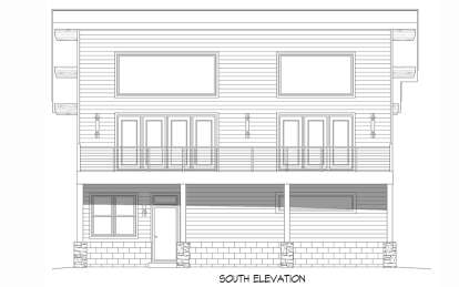 Modern House Plan #940-00835 Elevation Photo