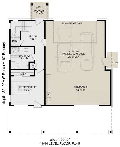 Main Floor for House Plan #940-00835