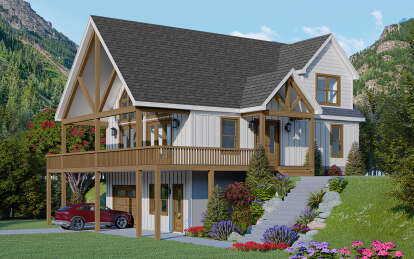 Mountain House Plan #940-00836 Elevation Photo