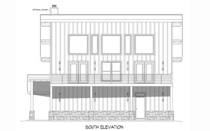 Modern House Plan #940-00839 Elevation Photo