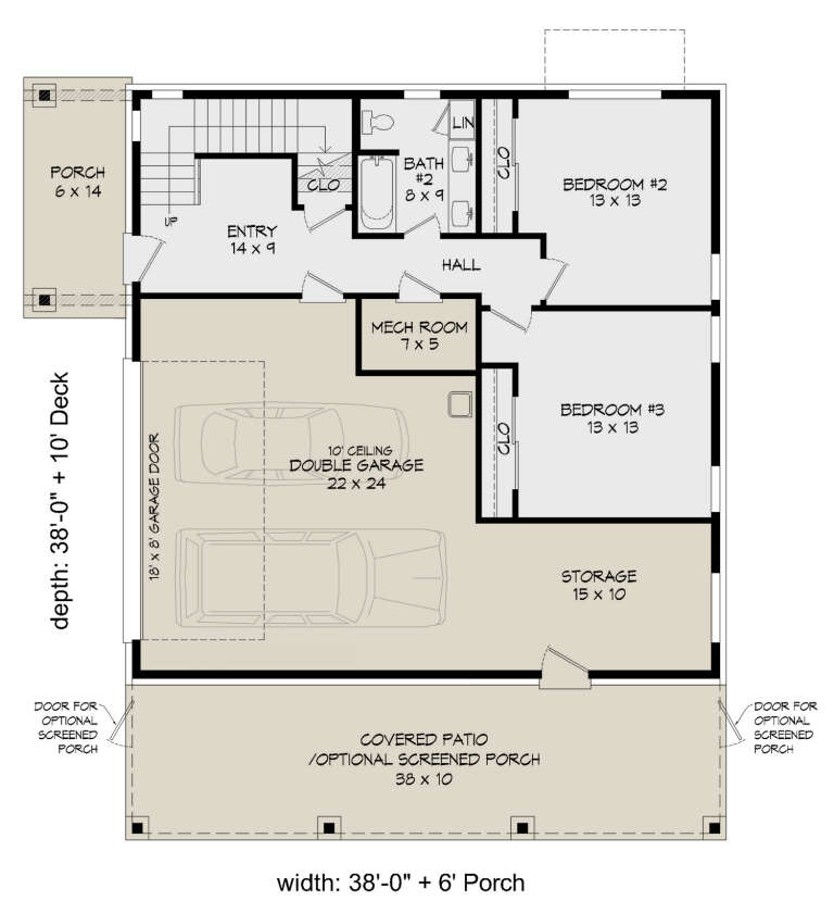 House Plan House Plan #29489 Drawing 1