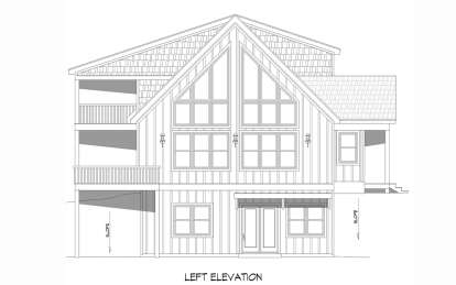 Coastal House Plan #940-00840 Elevation Photo