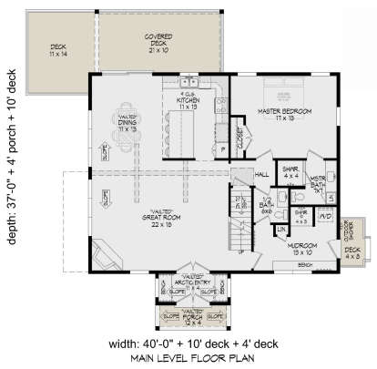 Main Floor for House Plan #940-00840