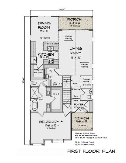 Main Floor for House Plan #4848-00384