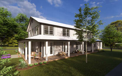 Barn House Plan #4848-00386 Elevation Photo