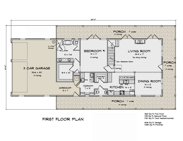 House Plan House Plan #29494 Drawing 1