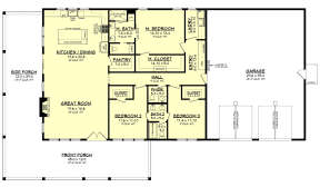 Main Floor  for House Plan #041-00334