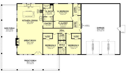 House Plan House Plan #29495 Drawing 1