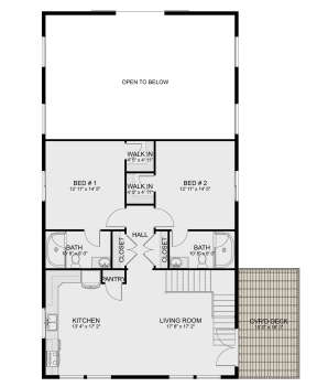 Second Floor for House Plan #2802-00234