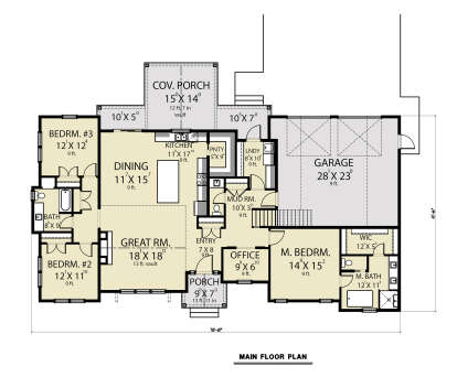 Main Floor  for House Plan #2464-00112