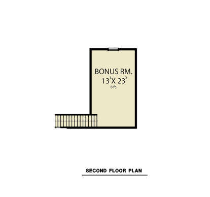 Bonus Room for House Plan #2464-00112