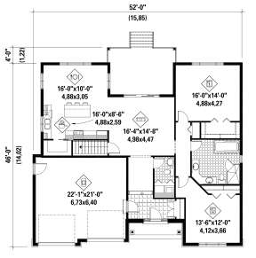 Main Floor  for House Plan #6146-00568
