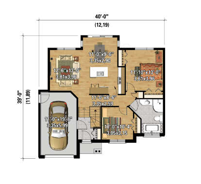 Main Floor  for House Plan #6146-00569