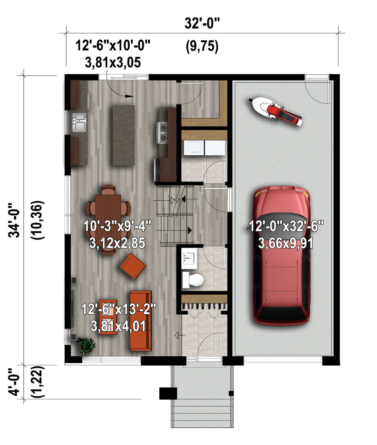 Main Floor  for House Plan #6146-00572